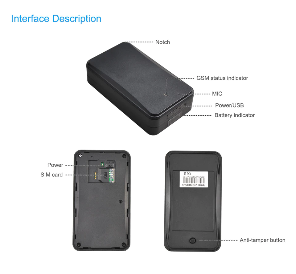 Magnetic GPS Tracker (10,000mAh) - Image 2